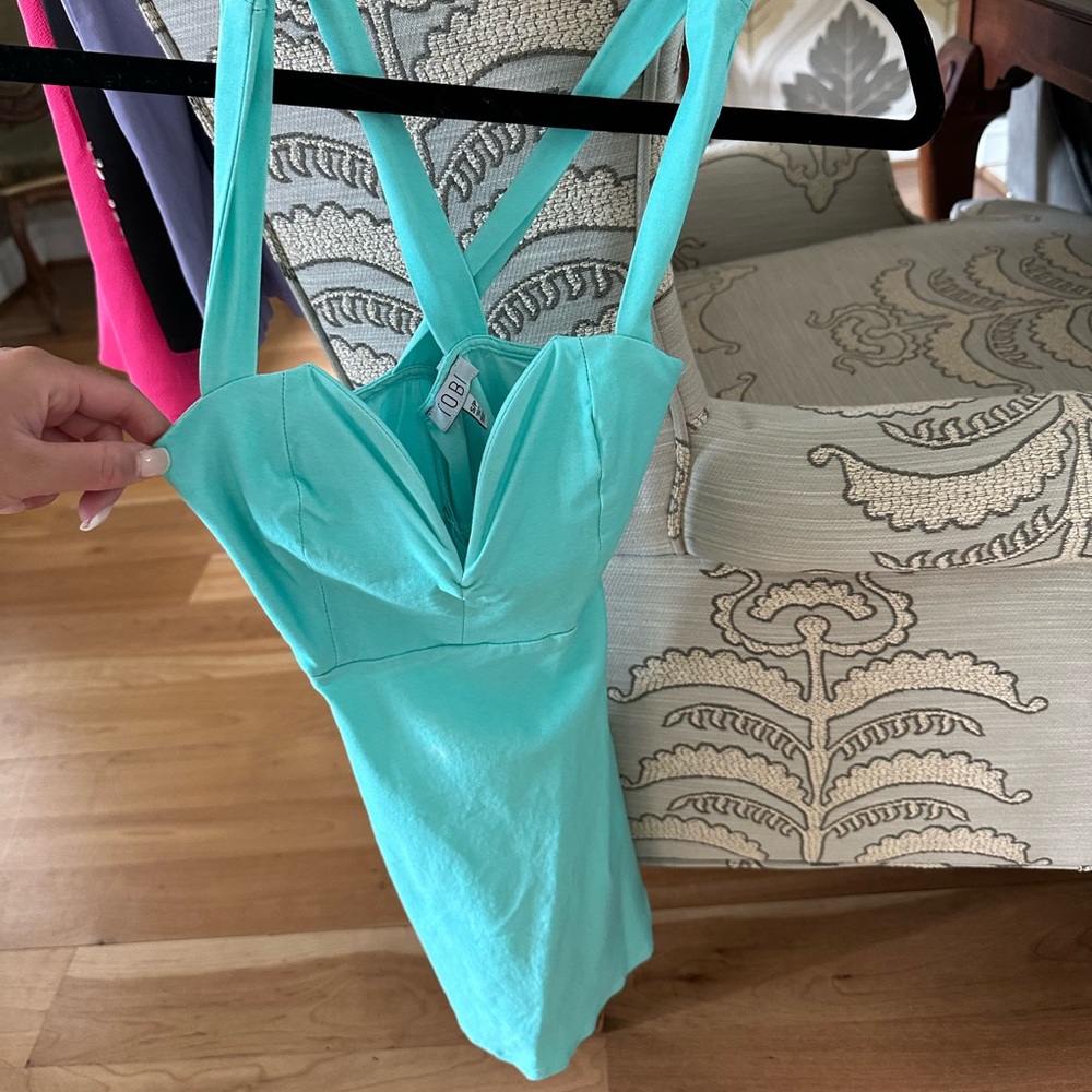 tobi turquoise dress